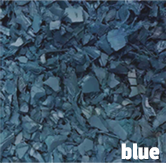 blue rubber mulch in Illinois