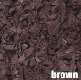 brown rubber mulch in Illinois