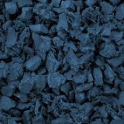 Blue Rubber Mulch in Illinois